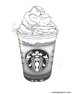 Free interactive printable starbucks coloring pages