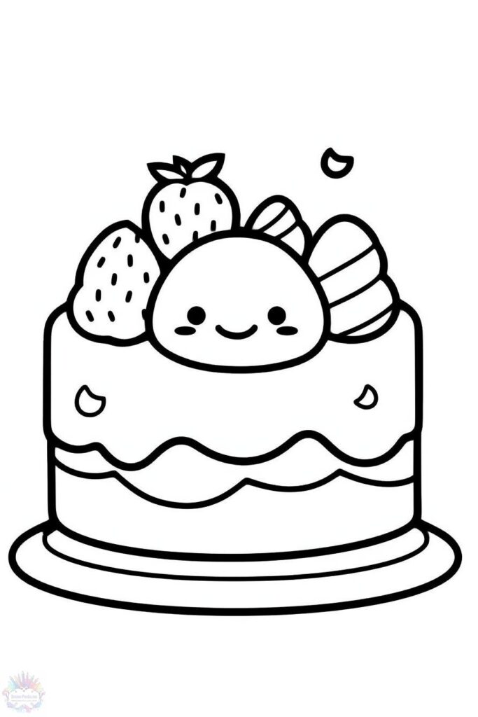 Kawaii coloring pages