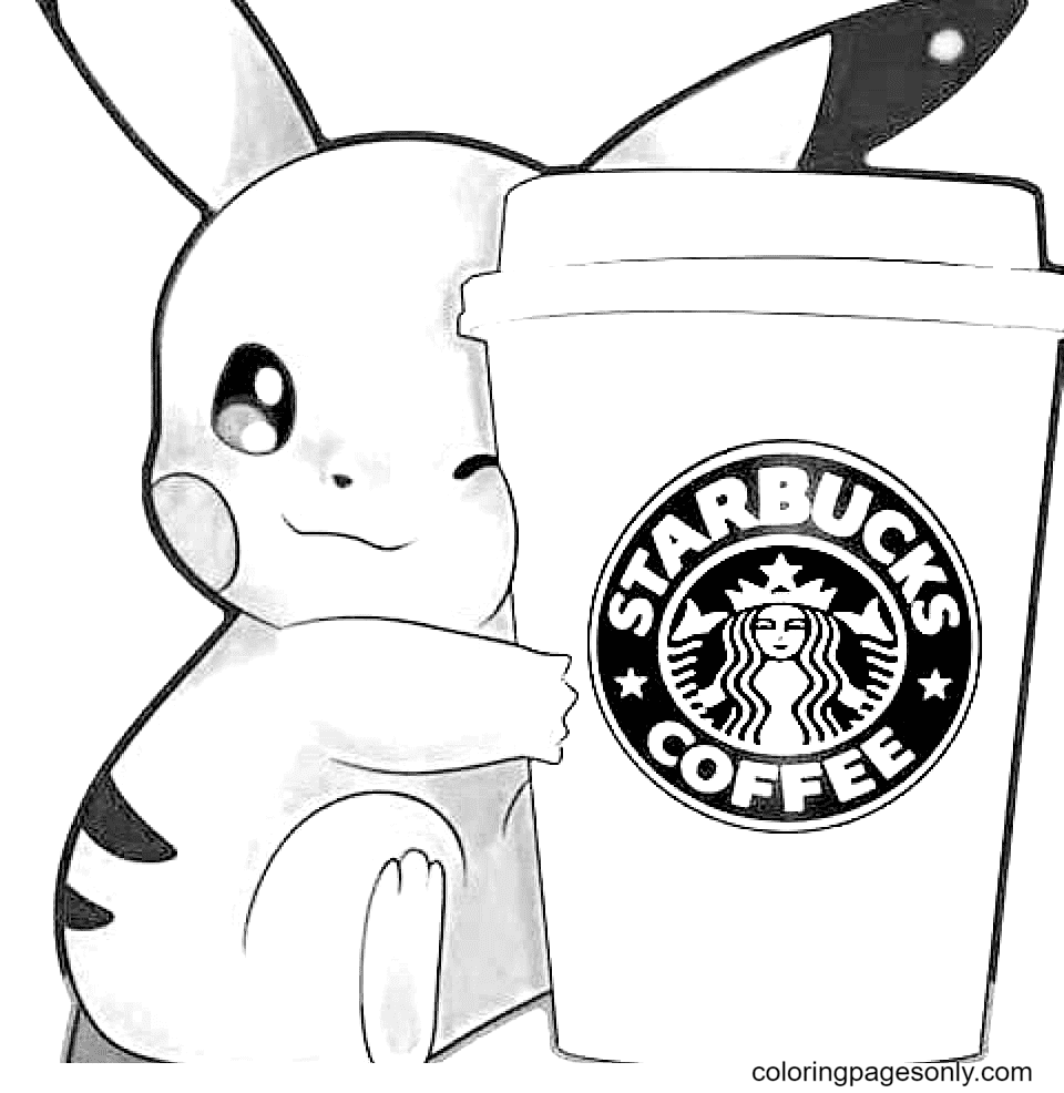 Starbucks coloring pages printable for free download