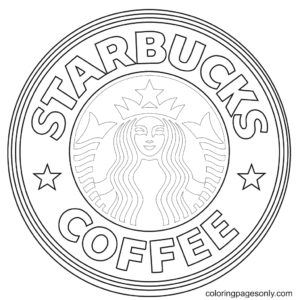 Starbucks coloring pages printable for free download