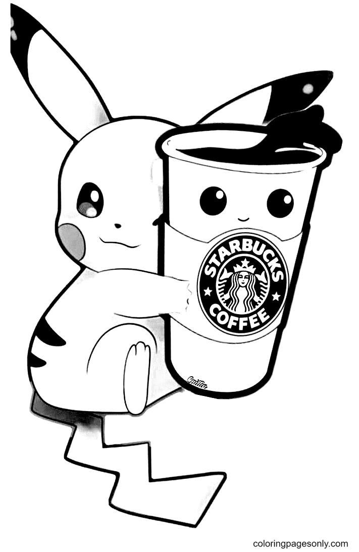 Starbucks coloring pages printable for free download