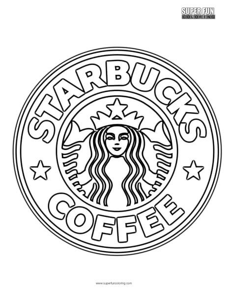 Starbucks coloring page