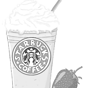 Starbucks coloring pages printable for free download