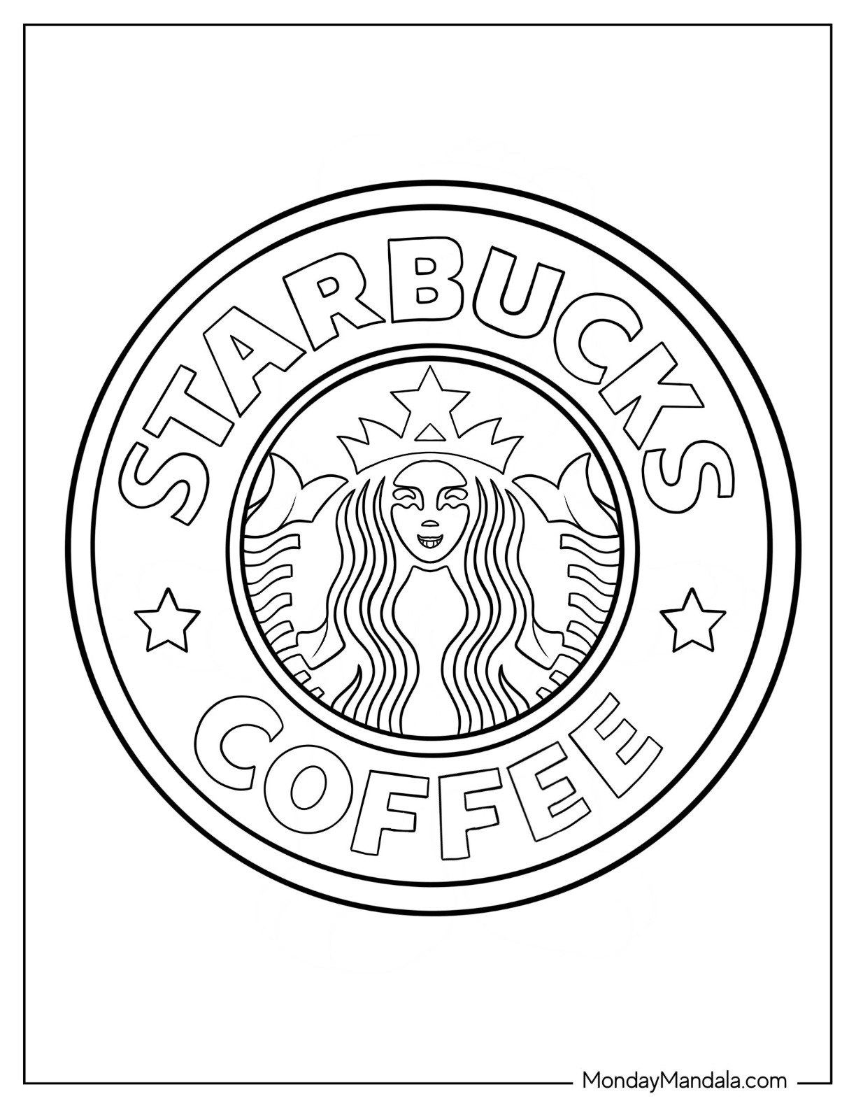 Starbucks coloring pages free pdf printables