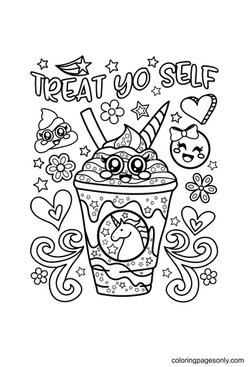 Starbucks coloring pages