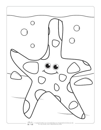 Ocean animals coloring pages for kids