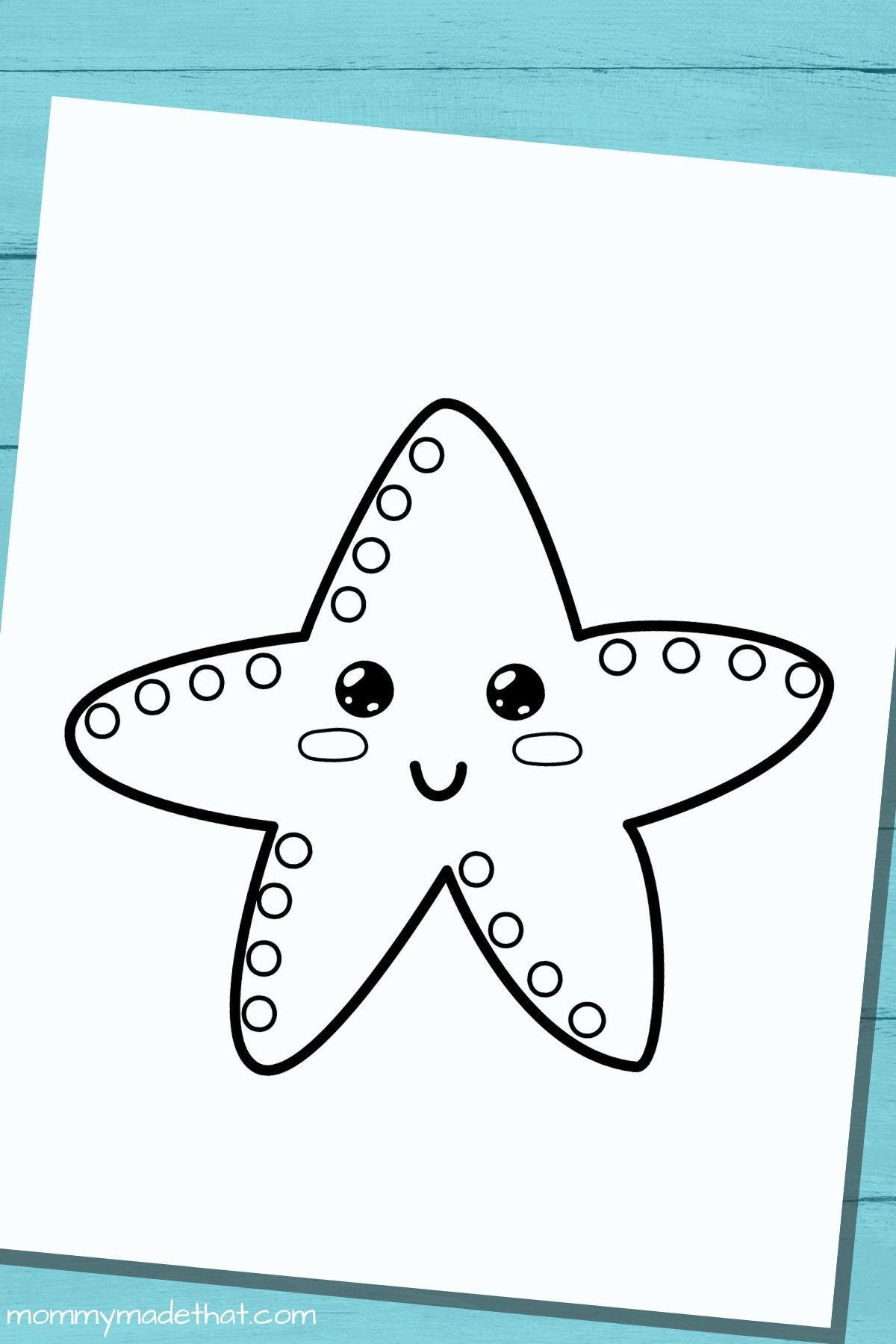 Free printable starfish template outlines for best ocean crafts