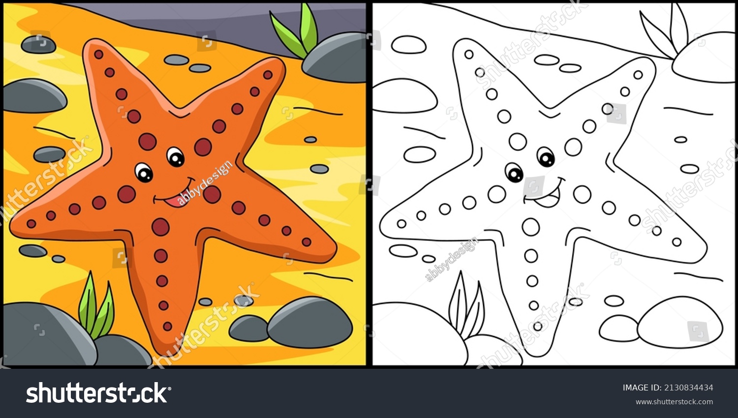 Starfish coloring page images stock photos d objects vectors