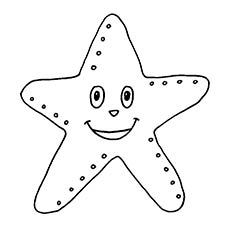 Starfish coloring pages