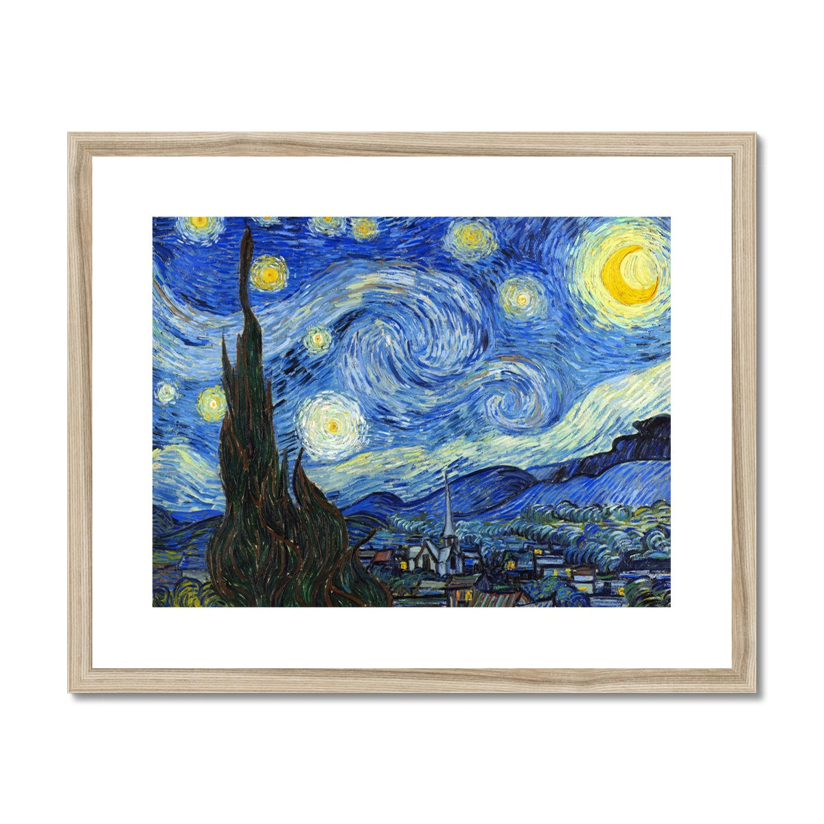 Van gogh starry night print john dyer gallery