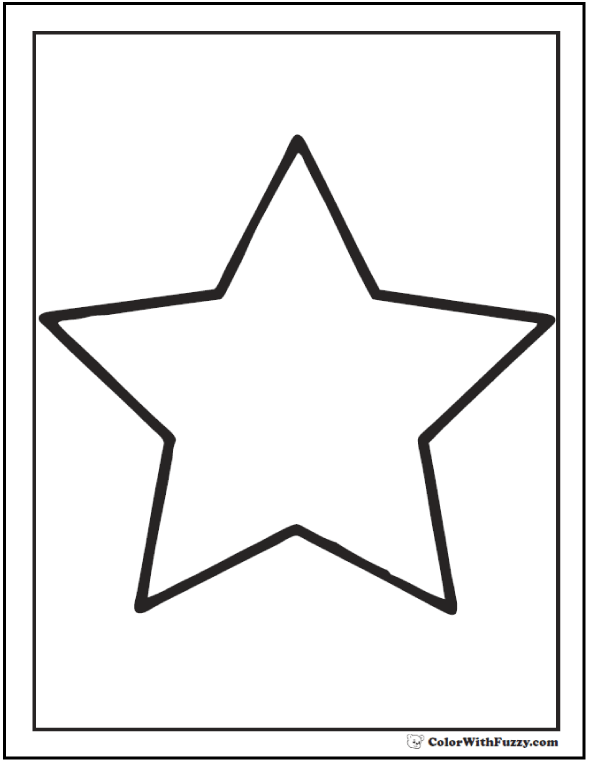 Star coloring pages â customize and print ad