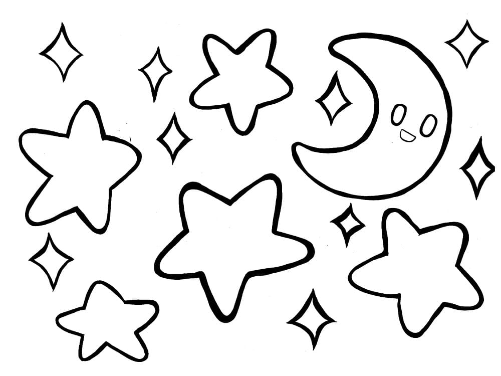 Star coloring pages