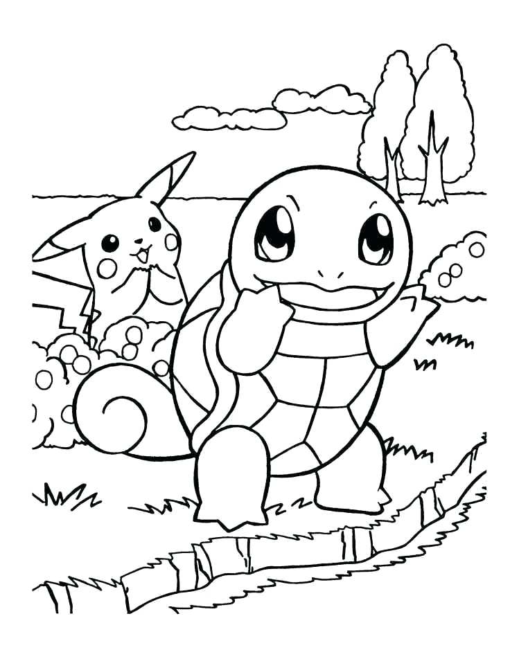 Pokemon coloring pages join your favorite pokemon on an adventure