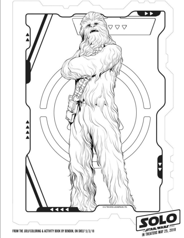 Solo a star wars story coloring pages