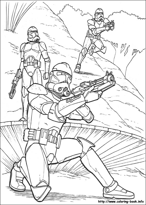 Star wars coloring picture