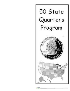 State quarter research book and map by desertnites tpt