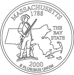 State quarters coloring pages us mint for kids