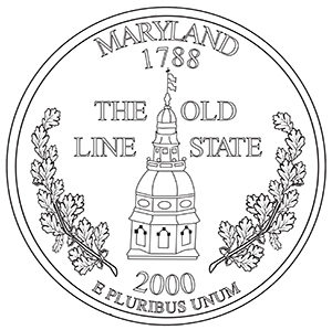 State quarters coloring pages us mint for kids