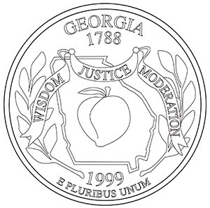 State quarters coloring pages us mint for kids