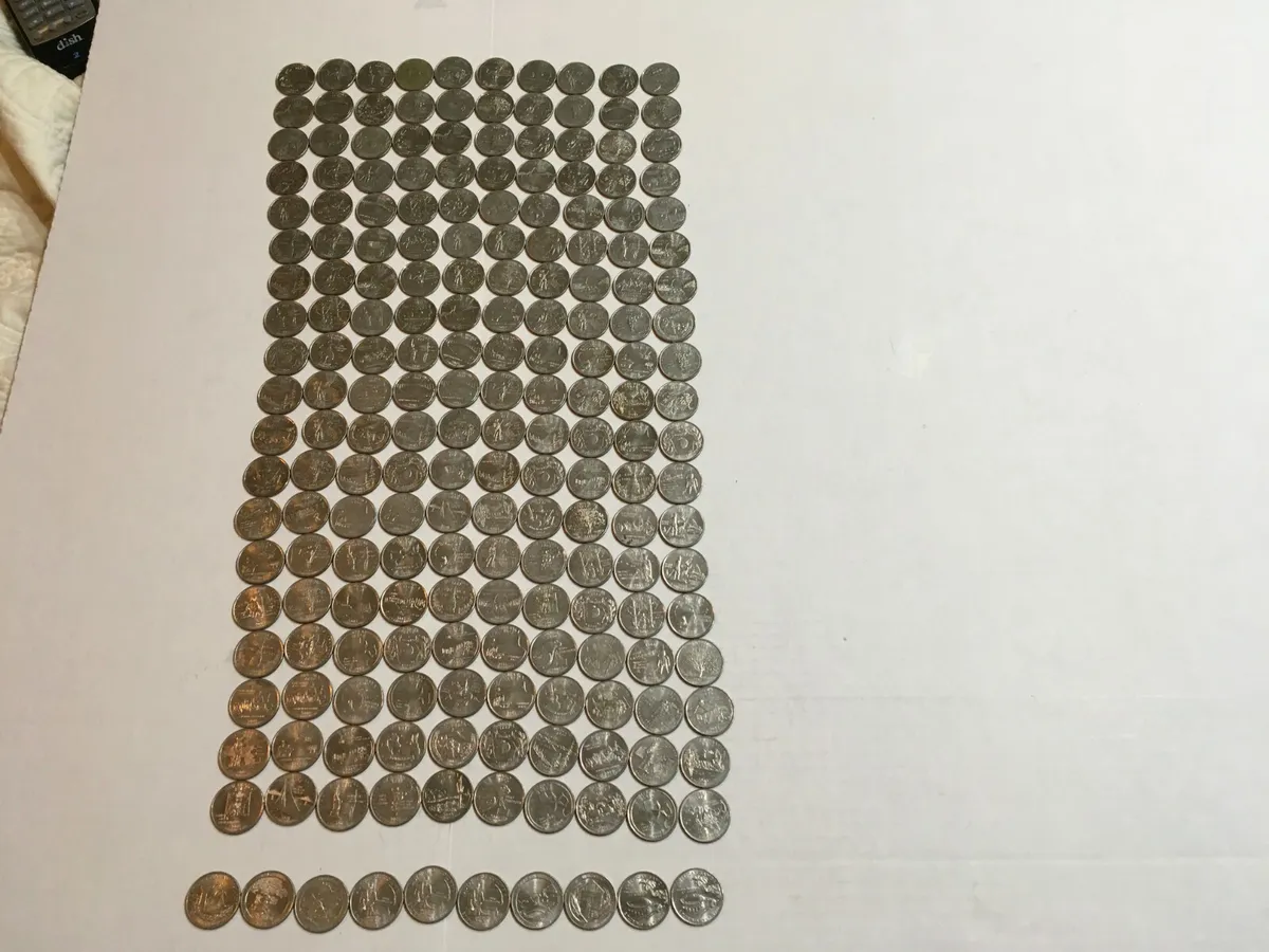 State quarters cents mostly uncirculated various states