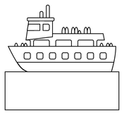 Staten island ferry coloring page free printable coloring pages