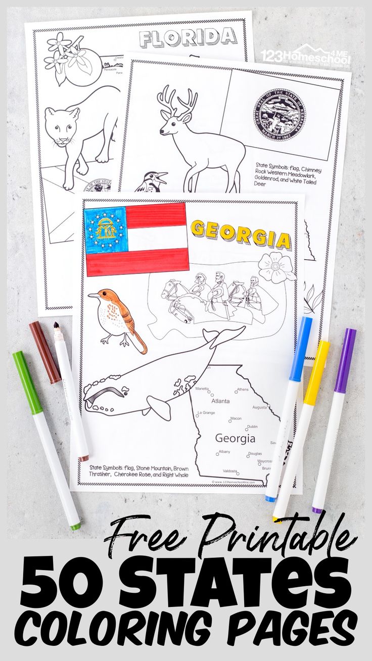 Free printable united states coloring pages for kids states activities th grade math worksheets coloring pages