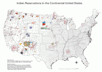 Riserva indiana stati uni damerica