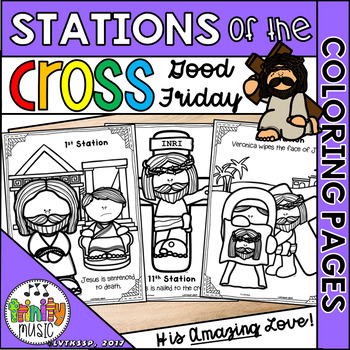 Stations of the cross coloring tpt