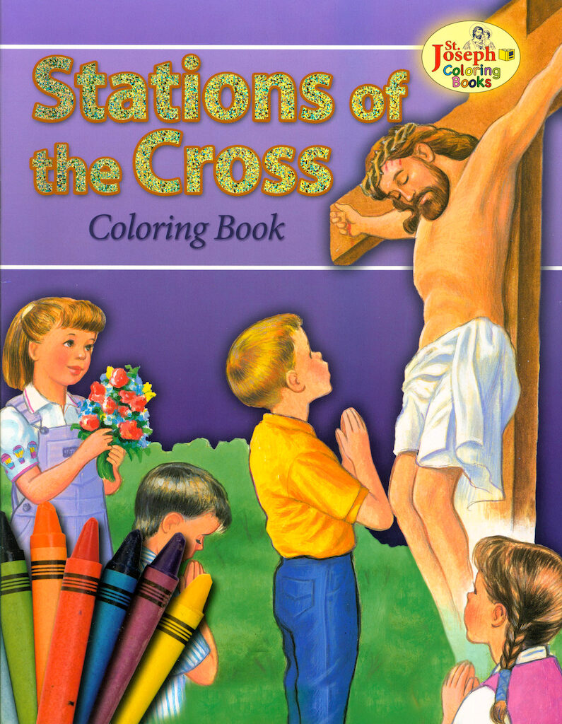 St joseph coloring books stations of the cross coloring book â cathâ