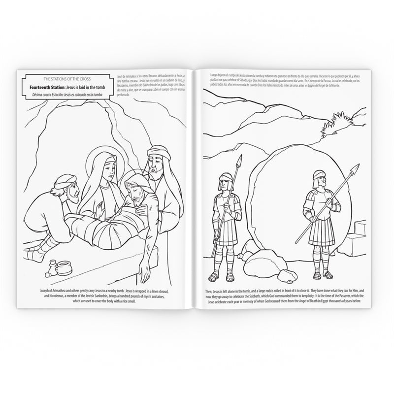 Road to calvary coloring book