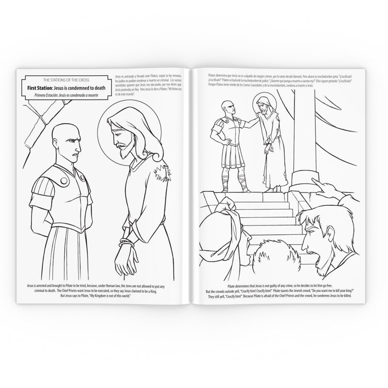 Road to calvary coloring book
