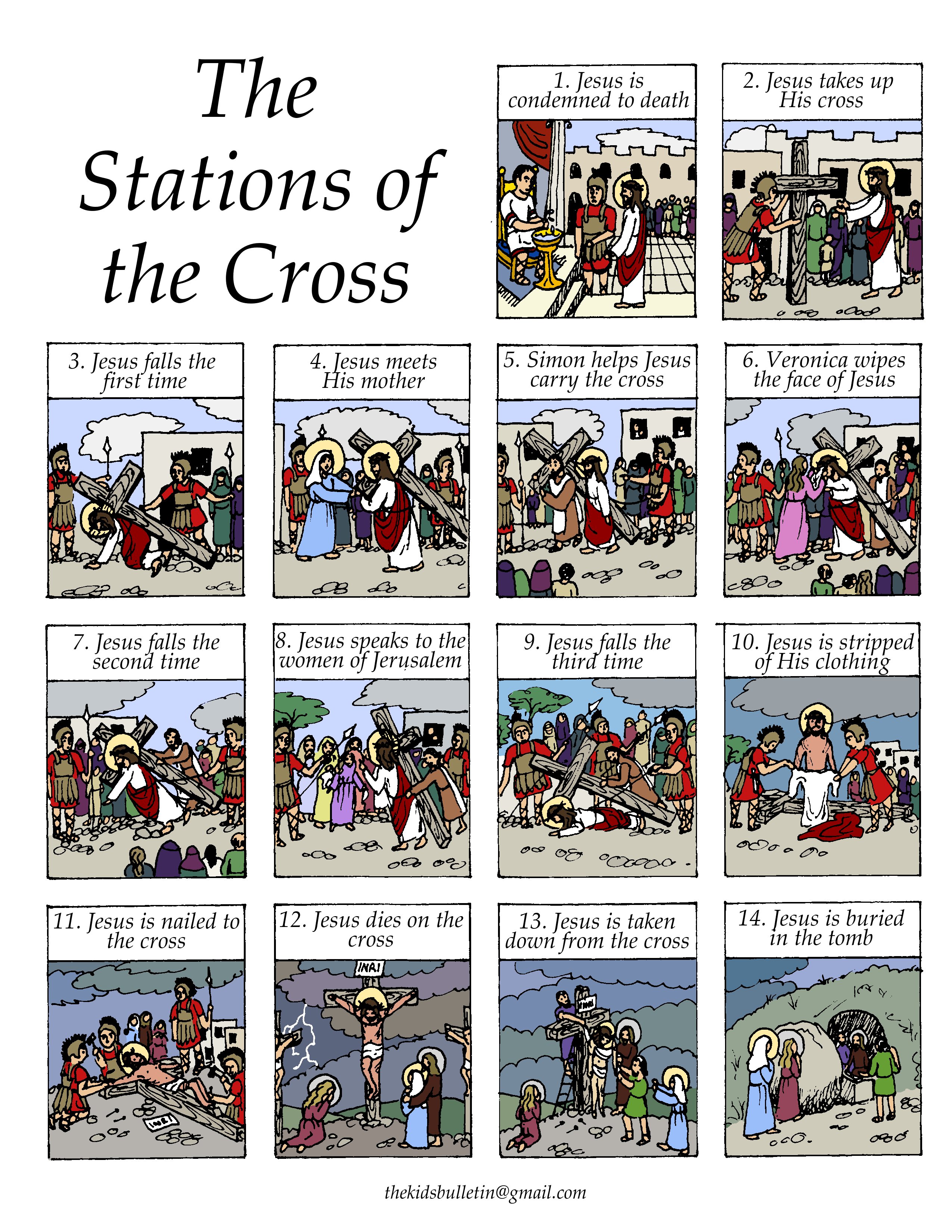 Stations of the cross â the kids bulletin