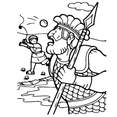 Top david and goliath coloring pages for your little ones