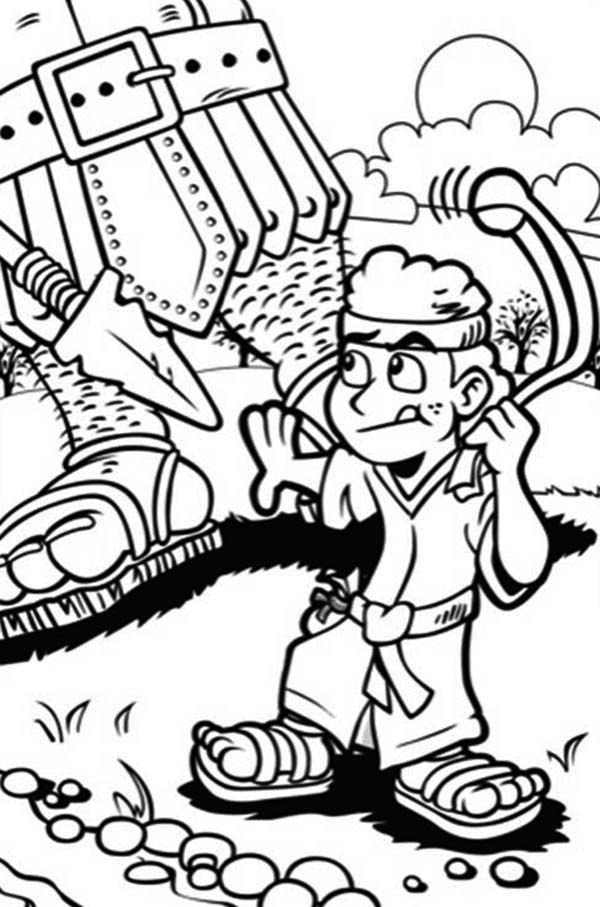 David and goliath coloring sheets