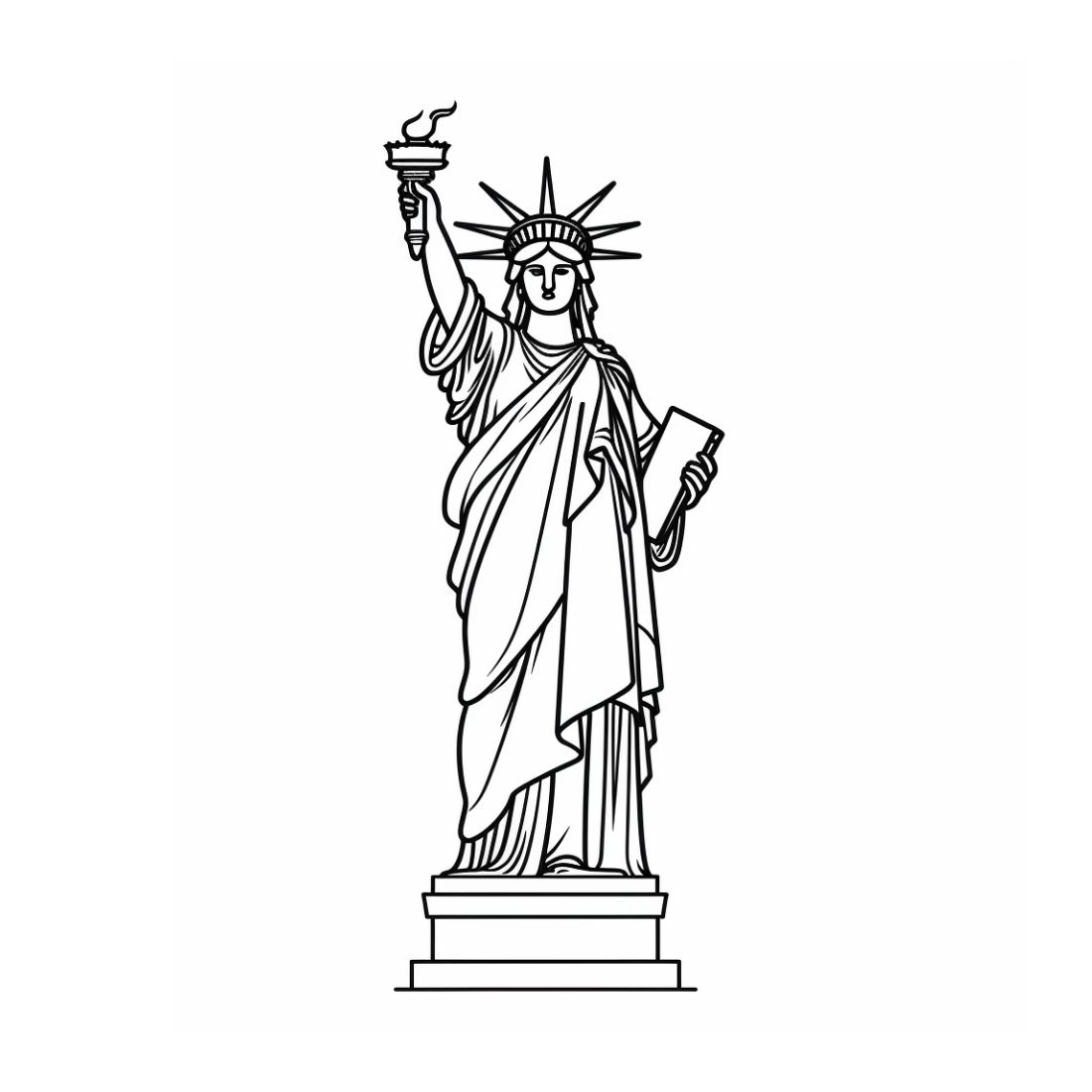 Sculptures coloring pages