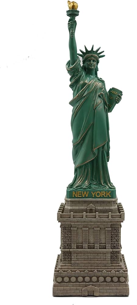 Zizo nyc shake up the holidays statue of liberty replica new york city landmark souvenir lady liberty statue figurine inches d home kitchen