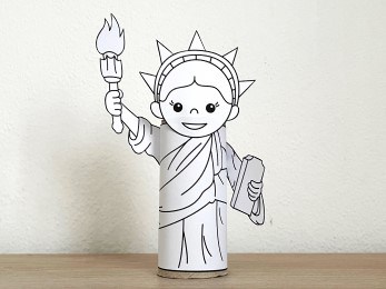 Statue of liberty printable coloring