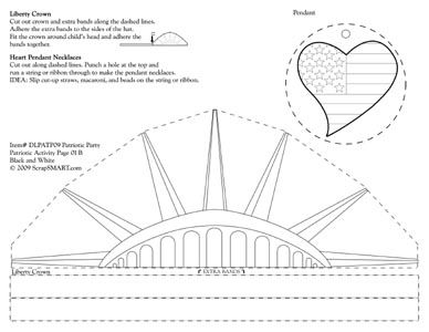 Statue of liberty activity page