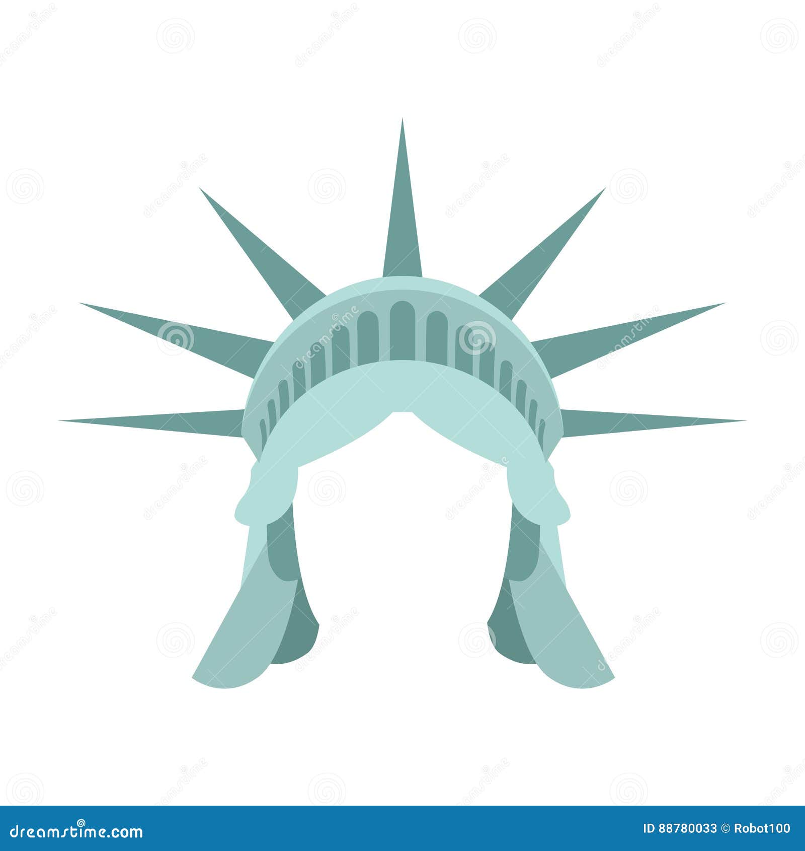 Statue liberty crown stock illustrations â statue liberty crown stock illustrations vectors clipart