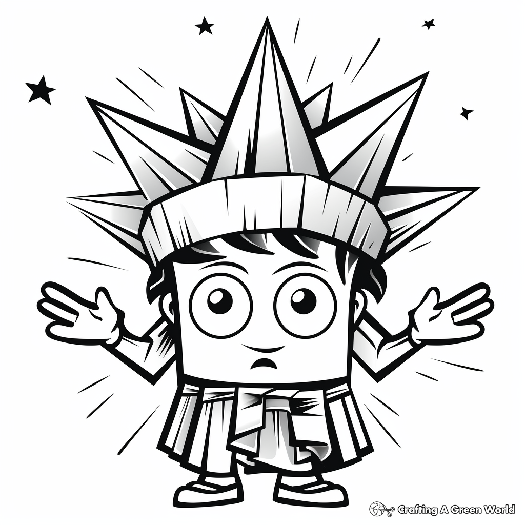 Statue of liberty coloring pages