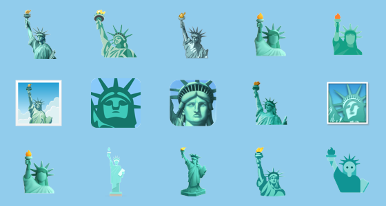 Ð statue of liberty emoji