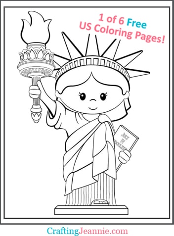 United states coloring pages free printable