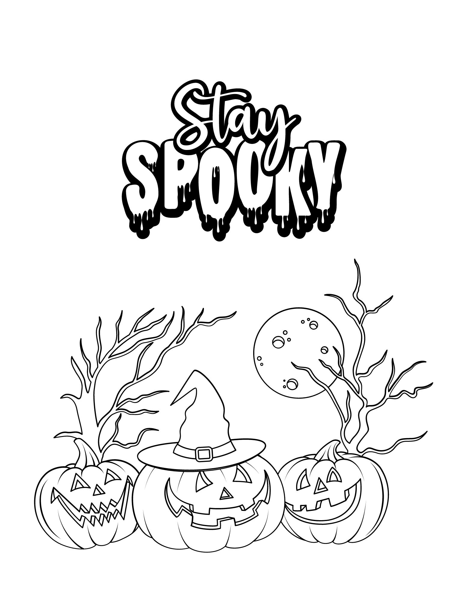 Halloween coloring pages