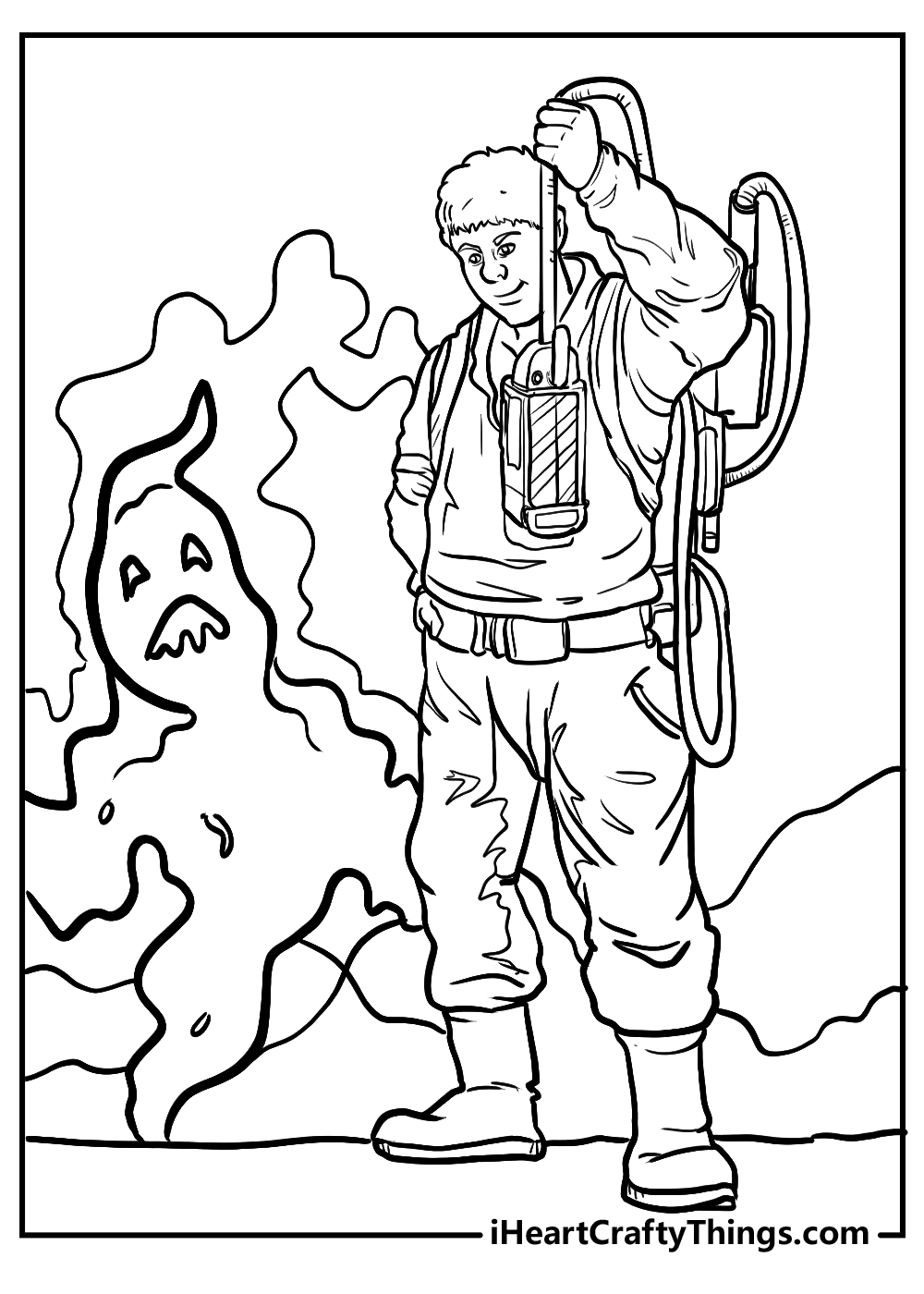 Printable ghostbusters coloring pages updated