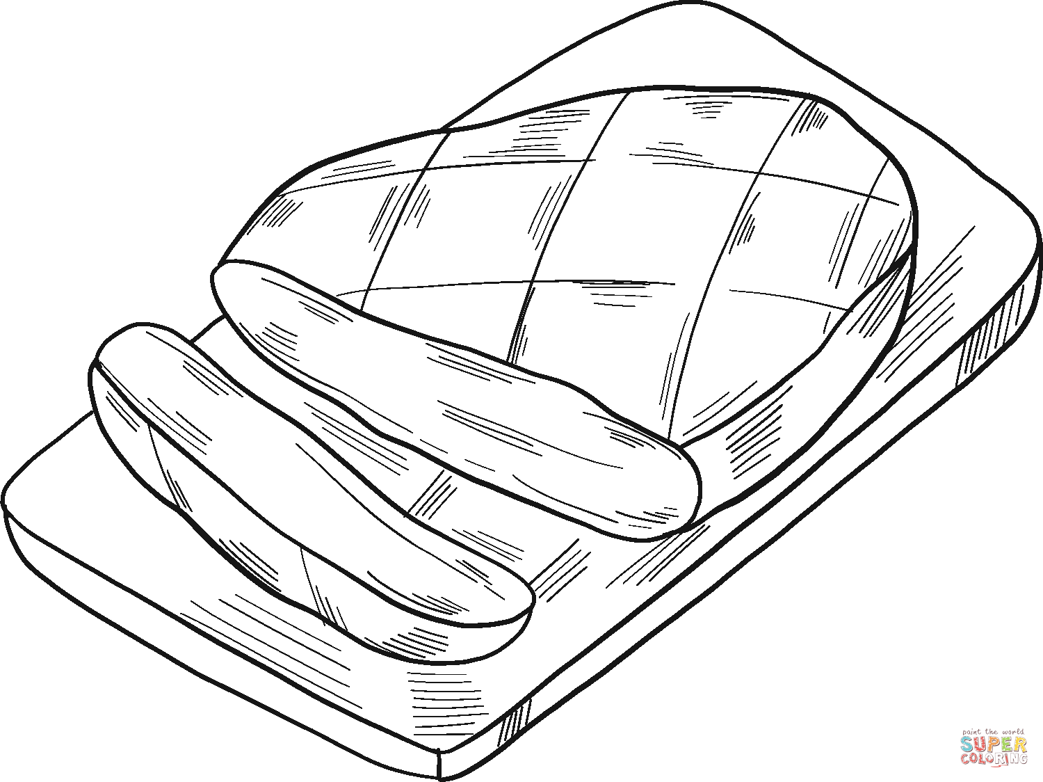 Steak coloring page free printable coloring pages