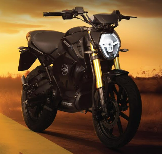 Rv sporty yellow monoshock revolt motors launches limited edition stealth black rv e