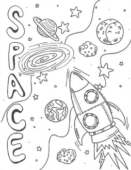 Steam space coloring sheet by nurse amys coloring pages tpt