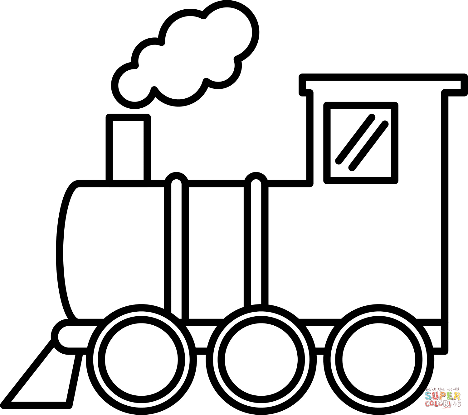 Steam lootive coloring page free printable coloring pages