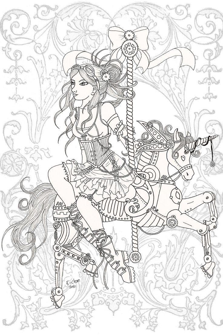 It will be more obvious with the colours but the thing is the steampunk era is the same time the alice â steampunk coloring adult coloring pages coloring pages