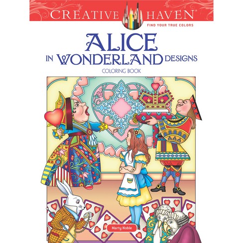 Creative haven alice in wonderland designs coloring book